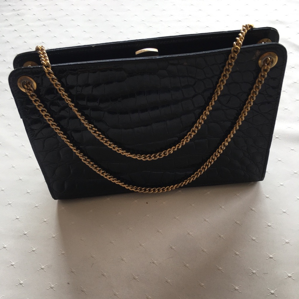 Vintage Saks Fifth Avenue Alligator Purse